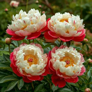 Пион Коралловый Каскад купить по цене от 490р. в интернет-магазине «Посадика» с доставкой почтой в в Палласовкае и по всей России – [изображение №1].
